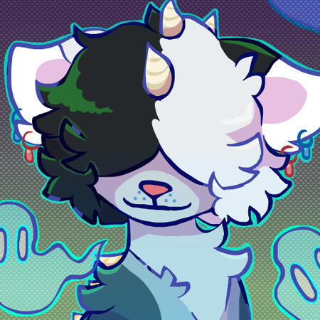 Bust shot of an OC belonging to Rubberbird